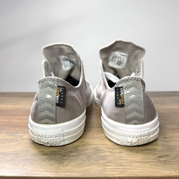 Converse All Star Cordura Gray Low Sneakers Men's 10 Canvas‎ Durable EUC Shoes - Picture 2 of 8
